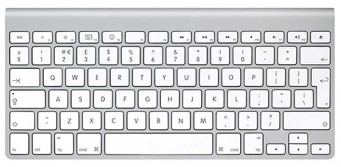 Apple wireless keyboard - UK version